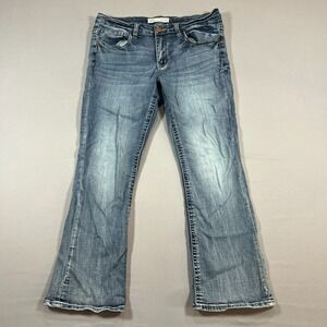 BKE Payton Bootcut Jeans Womens 31X29.5 Blue Denim Cotton Mid Rise Universal Fit
